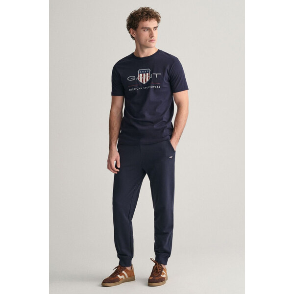TEPLÁKY GANT REG SHIELD SWEATPANTS EVENING BLUE 55856981