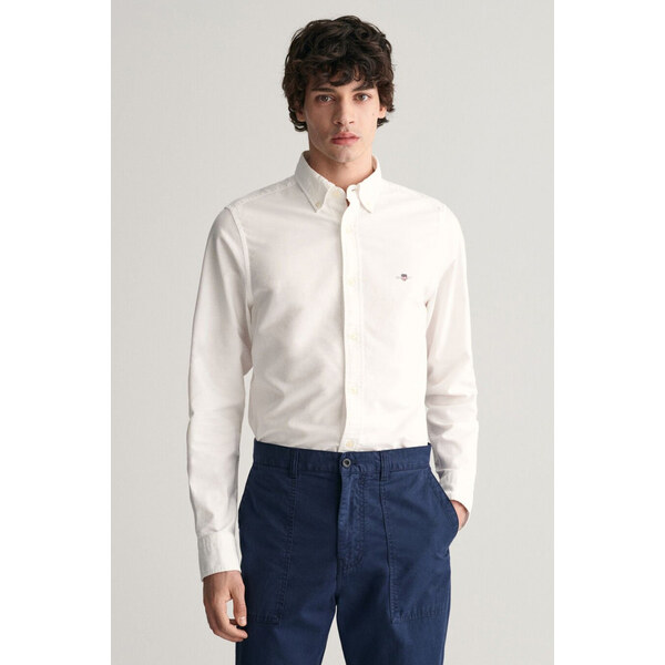 KOŠEĽA GANT SLIM OXFORD SHIRT WHITE 55857017