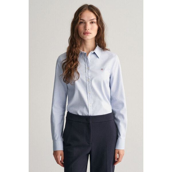 KOŠEĽA GANT SLIM STRETCH OXFORD SHIRT LIGHT BLUE 56755555