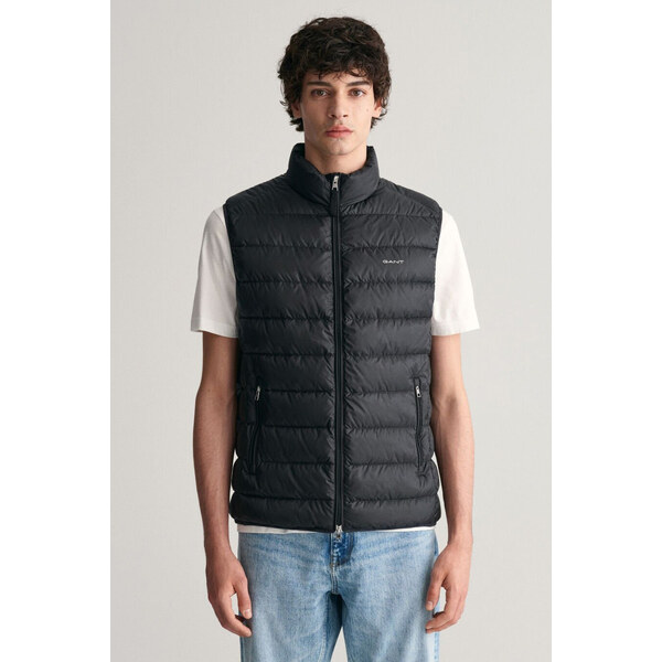 VESTA GANT LIGHT DOWN VEST BLACK 57412752