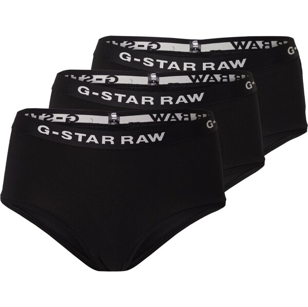 G-STAR Nohavičky čierna / biela 57991623