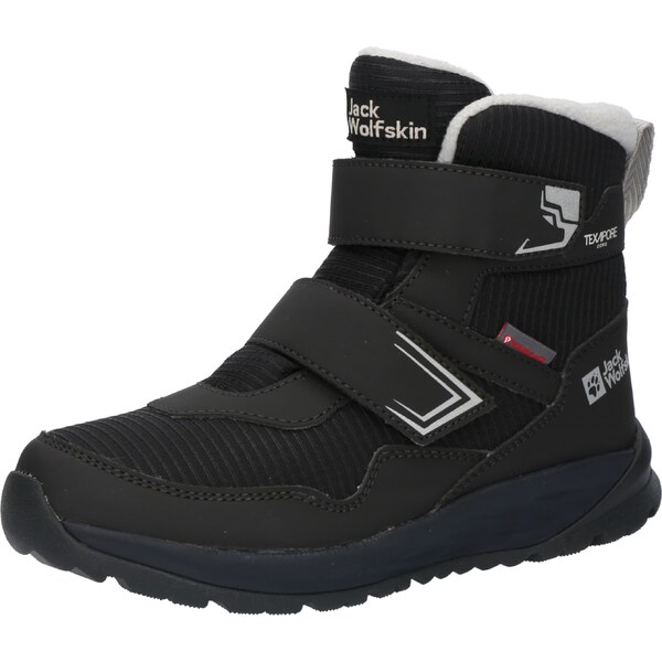 JACK WOLFSKIN Nízke čižmy POLAR BEAR-B striebornosivá / čierna 58519283