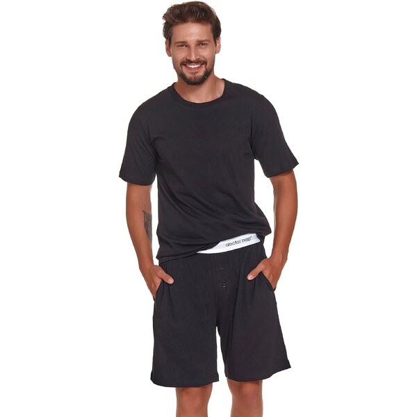 Doctornap Pánske pyžamo 4332 black 58289128