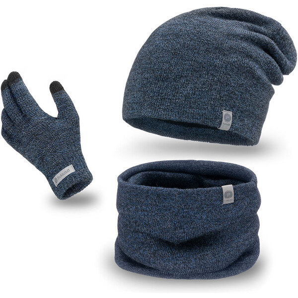 Sada Pamami 15012+16106+16180 - čiapka + šál + rukavice 60350491