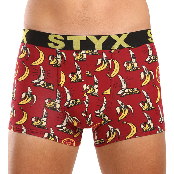 3PACK pánske boxerky Styx art športová guma viacfarebné (3G13198) 58018651