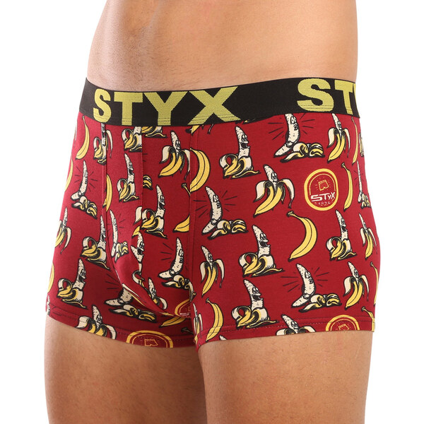 Pánske boxerky Styx art športová guma banány (G1359) 58018657