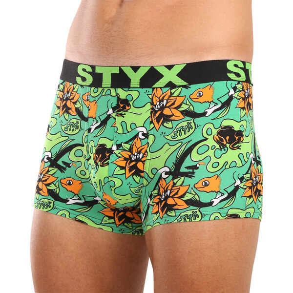 Pánske boxerky Styx art športová guma tropic (G1557) 58018655