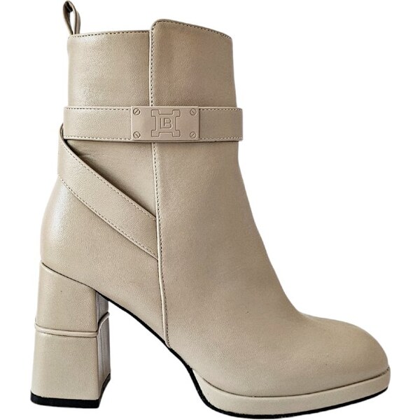 Členkové čižmy Laura Biagiotti Calf Mud 58019193