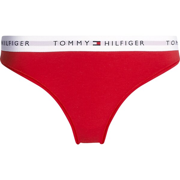 Tommy Hilfiger Underwear Tangá námornícka modrá / krvavo červená / 40763793