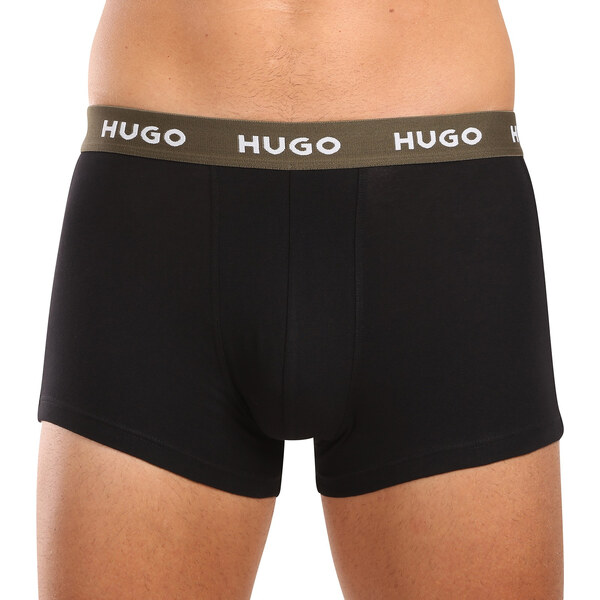 3PACK pánske boxerky HUGO čierné (50517878 988) 58019417