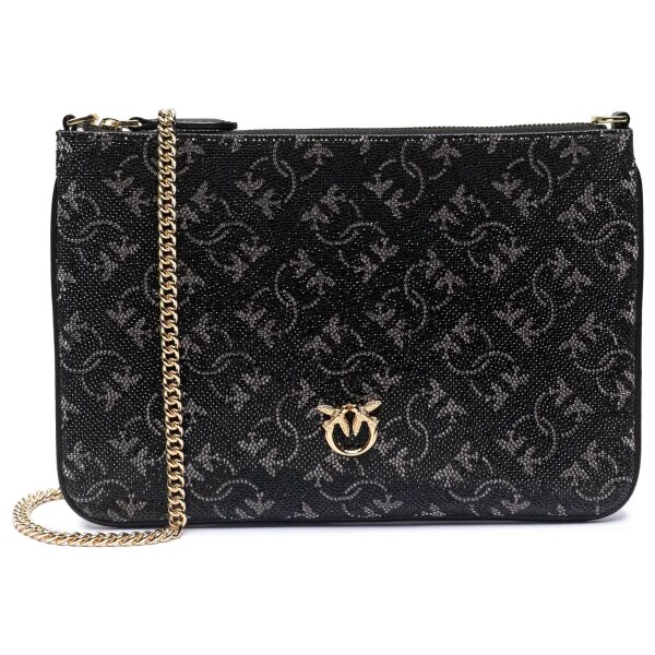 Pinko Kožená listová kabelka FLAT CLASSIC 61715003