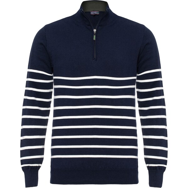 Felix Hardy Sveter námornícka modrá / biela 67007672