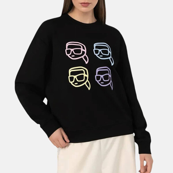 Dámská černá mikina Karl Lagerfeld 56023 58147098