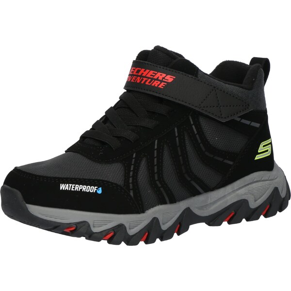 SKECHERS Čižmy Microspec Advance červená / čierna 58156620