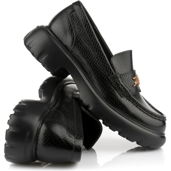 MOKASÍNY KARL LAGERFELD PHOENIX SIGNA RHINESTONE LFR 58164594