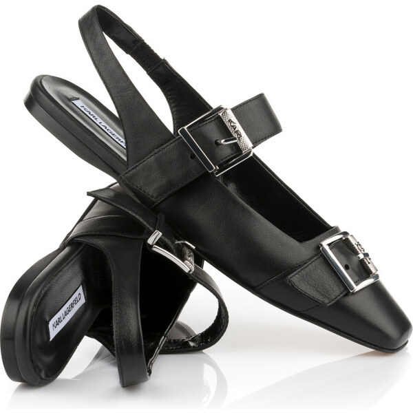 BALERÍNKY KARL LAGERFELD KONNIE DOUBLE STRAP PUMP 58164595