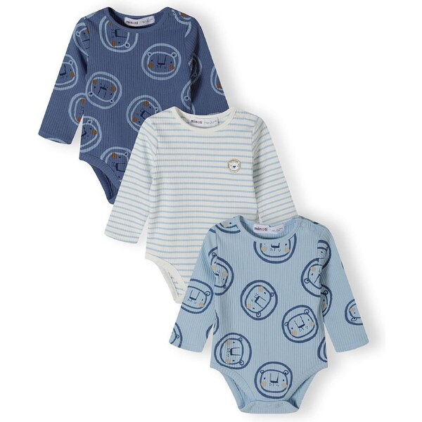 MINOTI Body svetlomodrá / biela 58156156