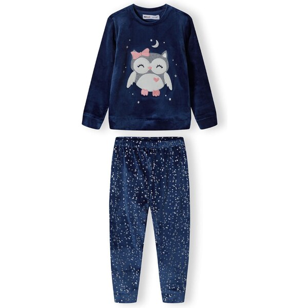 MINOTI Pyžamo tmavomodrá / zmiešané farby 58156256