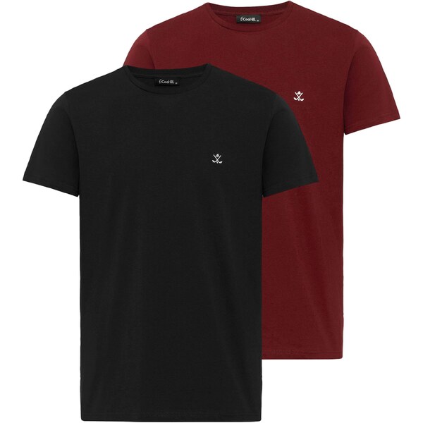 Cool Hill Tričko červená / čierna / biela 58253054