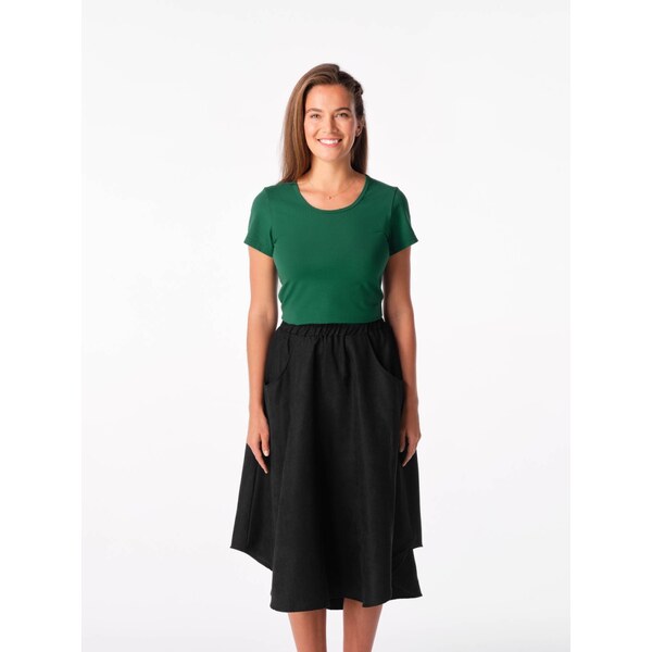 Dámske tričko CityZen BREDA fľaškovo zelená 58159948