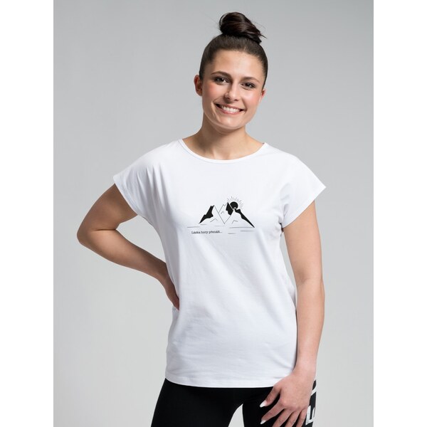 Dámske tričko CityZen ALTA Láska hory prenáša biela 58159974