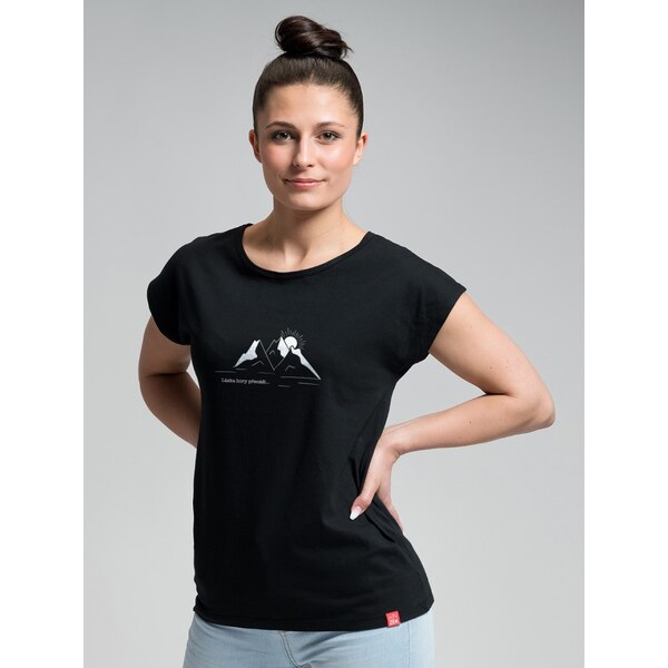 Dámske tričko CityZen ALTA Láska hory prenáša čierna 58159977