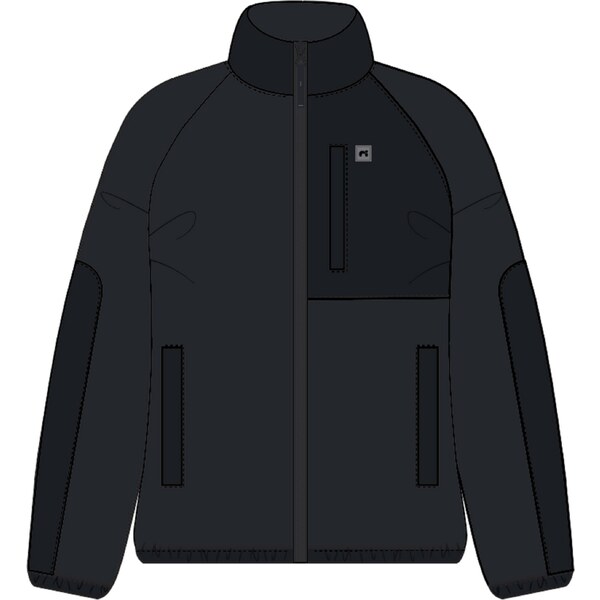 NAME IT Flisová bunda Yles čierna 57693183