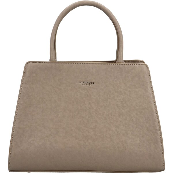 Dámska kabelka do ruky béžová - DIANA & CO Samien béžová 58176996