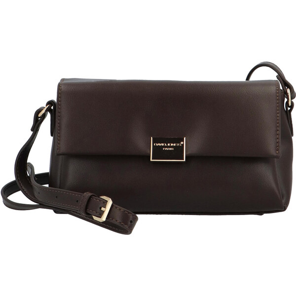 David Jones Dámska crossbody kabelka 7182-1 Coffee 66592122