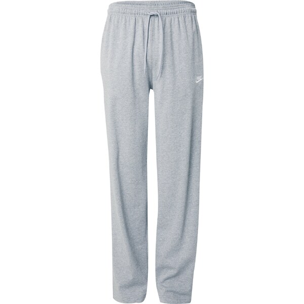 Nike Sportswear Nohavice Club Fleece sivá melírovaná / biela 58171316
