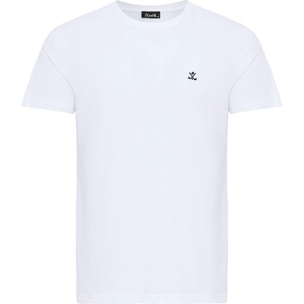 Cool Hill Tričko Antonio tmavosivá / biela 58253051