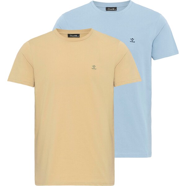 Cool Hill Tričko piesková / svetlomodrá 58253171