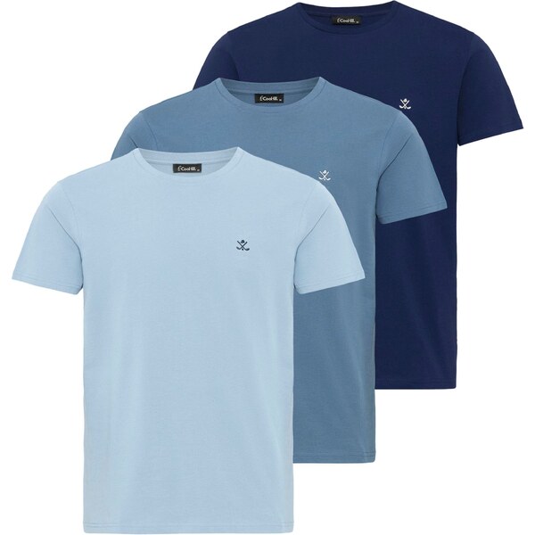 Cool Hill Tričko nebesky modrá / svetlomodrá / tmavomodrá 58253262