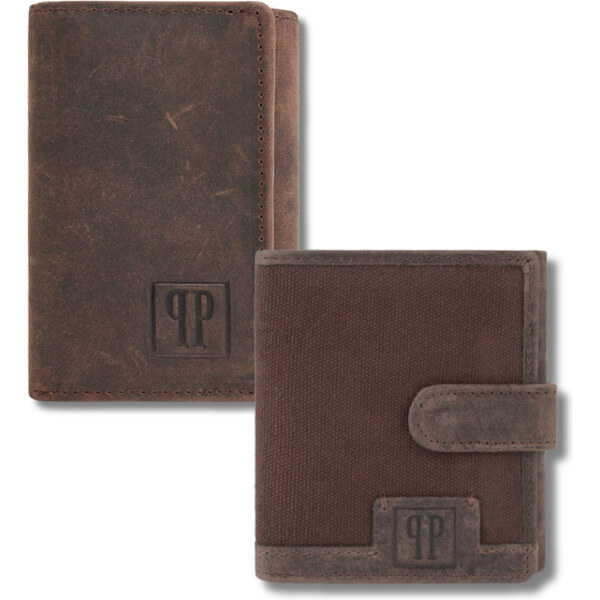 Paolo Peruzzi Darčeková sada - pánska peňaženka a kožené puzdro na 58167367