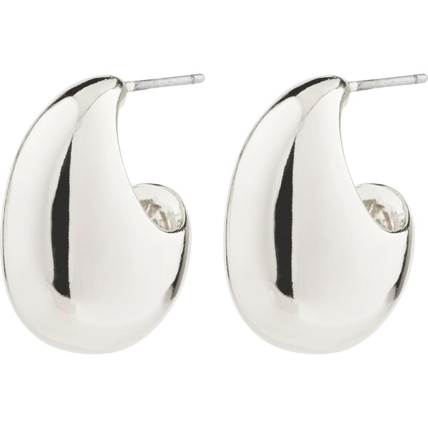 Pilgrim Náušnice Intent strieborná 58178797