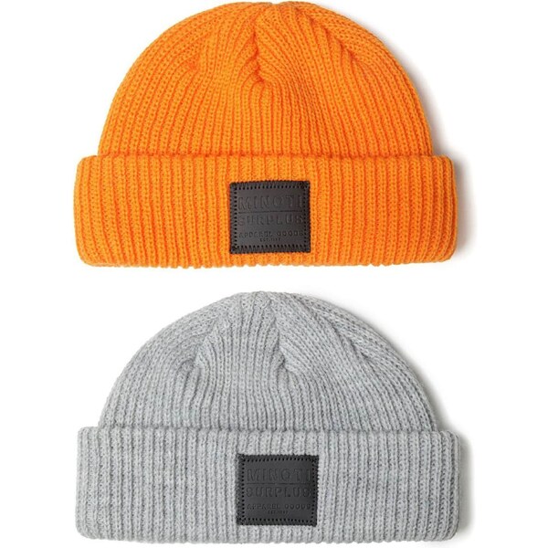 MINOTI Čiapky sivá / oranžová 58178898