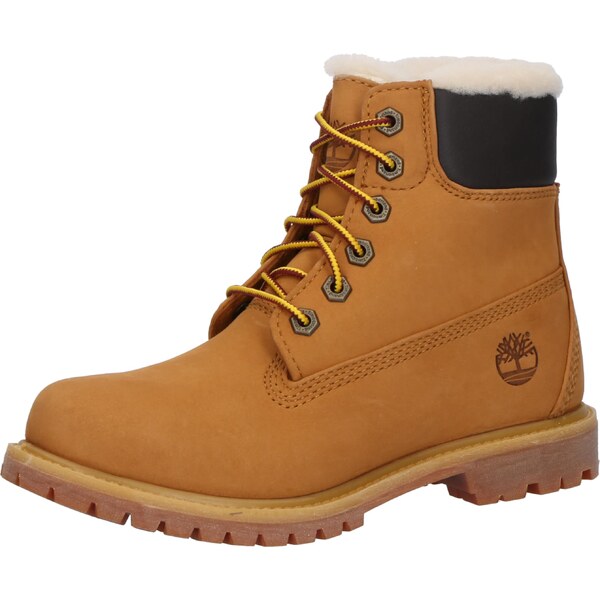 TIMBERLAND Šnurovacie členkové čižmy karamelová / čierna 58179065