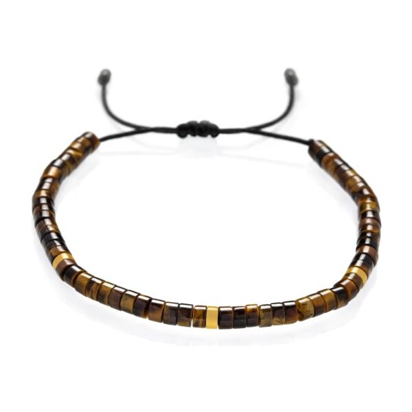 Náramok Tigrie oko Rondel - Pánsky náramok M-XXL Trimakasi 58137242