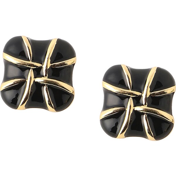 SOHI Náušnice Sayma zlatá / čierna 63147101