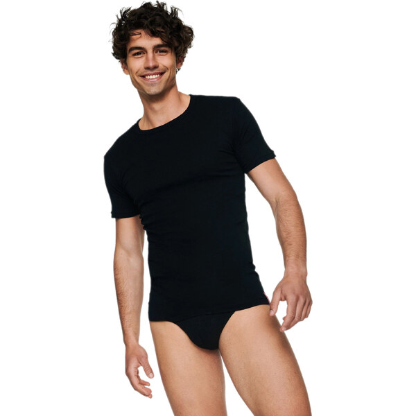 Pánske tričko 1495 black - HENDERSON 58209479