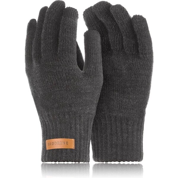 Brodrene Pánske zimné rukavice | grafit 9919-DARKGRAY 58220803