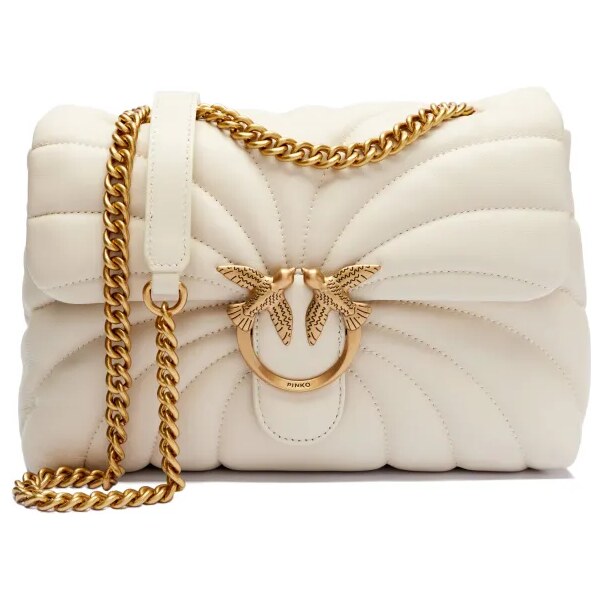 Pinko Kožená kabelka na rameno LOVE PUFF CLASSIC CL 58220831