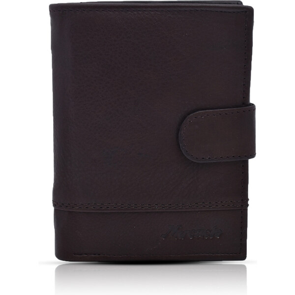 Pánska kožená peňaženka MERCUCIO 2311799 tmavo hnedá 28762441