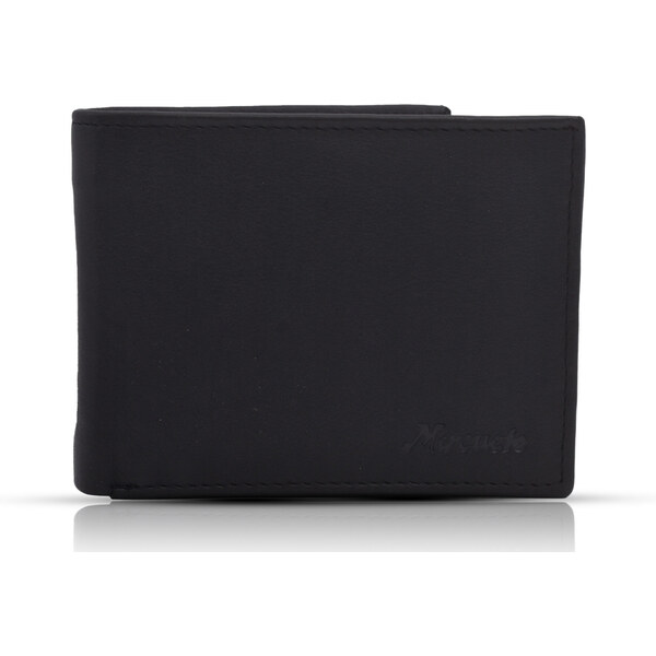 Pánska kožená peňaženka MERCUCIO 2311783 čierna 58222814