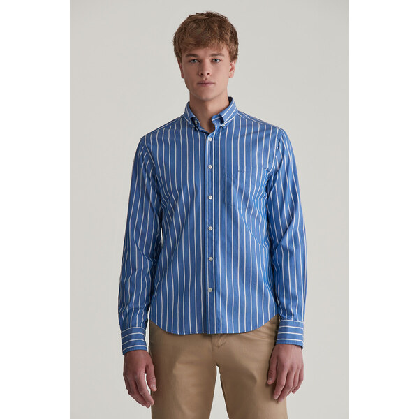 KOŠEĽA GANT REG POPLIN STRIPE LAPIS BLUE 58225157