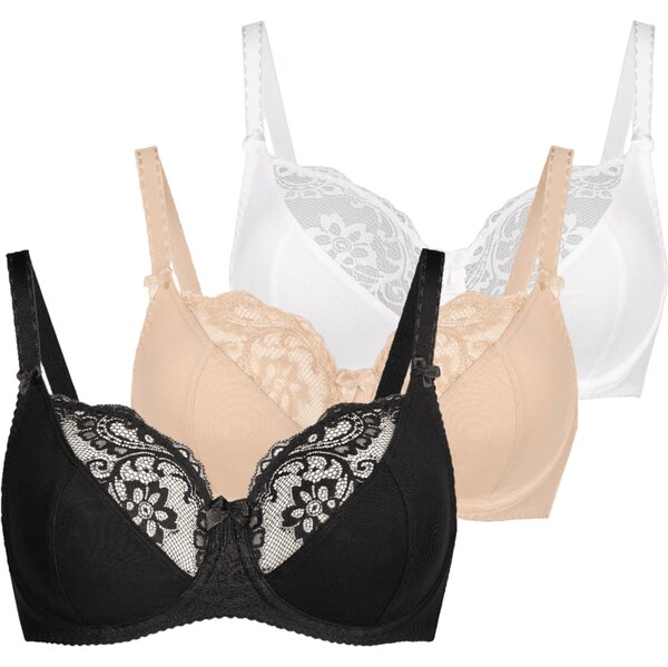TEYLI Podprsenka Anastasia béžová / čierna / biela 58445662