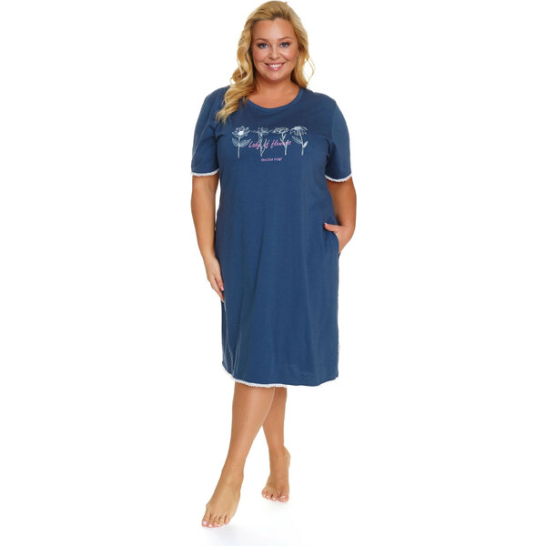 Doctornap Dámska nočná košeľa 5366 modrá - Doctor Nap 62248420