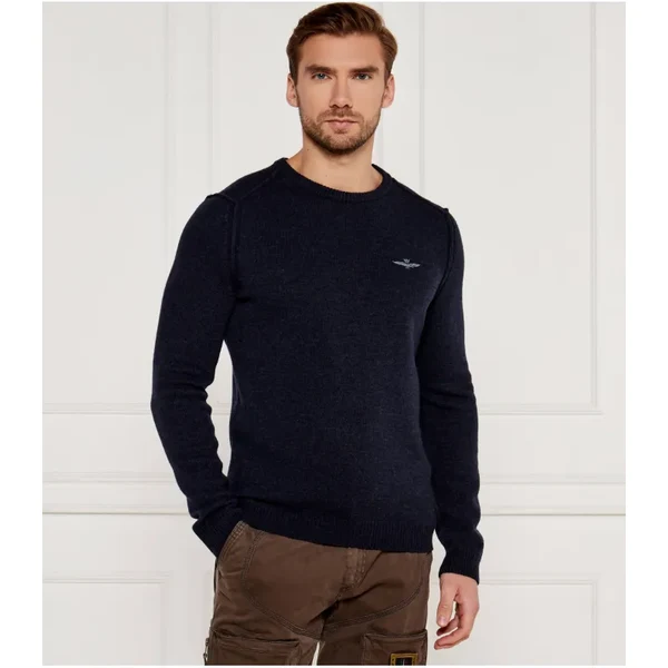 Aeronautica Militare Vlnený sveter | Regular Fit 58240915