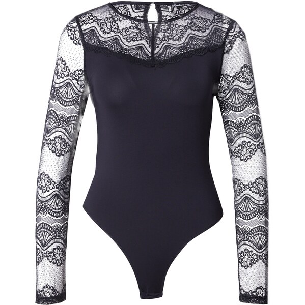 PIECES Košeľové body SINNA čierna 58246202