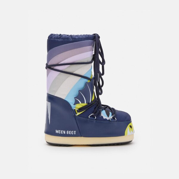 Detské modré snehule Moon Boot Icon Dragon 65262333